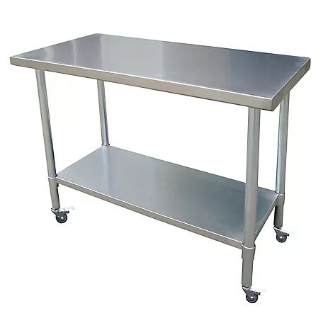 Sportsman Series 24 in. x 35 in. Stainless Steel Workstation with 